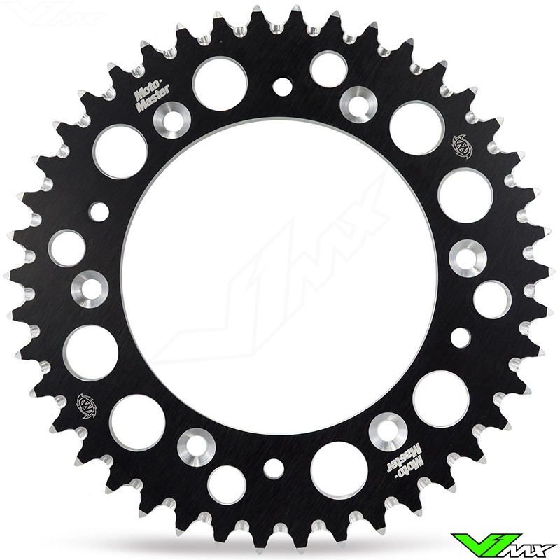 Moto Master 70/75 Aluminum Rear Sprocket (415) Black - KTM 50SXMini 50SX