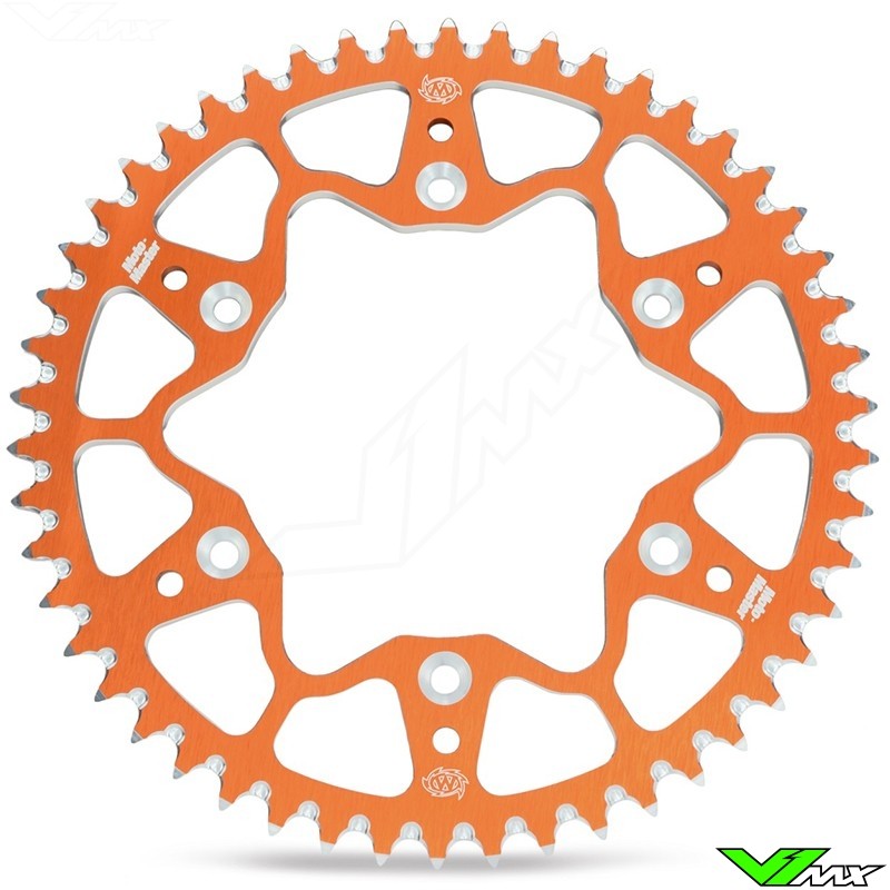 Moto Master 70/75 Aluminum Rear Sprocket (415) Orange - KTM Husqvarna GasGas