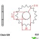 Moto Master Front Sprocket (520) - Kawasaki Yamaha Fantic