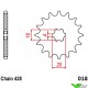 Moto Master Front Sprocket (428) - Suzuki RM80BigWheels RM80 RM85L RM85 Yamaha YZ80BigWheels YZ80