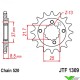 JT Sprockets Front Sprocket Steel (520) - Honda XR600R XR650L