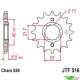 JT Sprockets Front Sprocket Steel (520) - Kawasaki KLX250S KLR650 KLR650Tengai