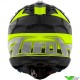 Airoh Aviator 3 Monarch Motocross Helmet - Grey / Yellow