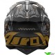 Airoh Wraap Cyborg Motocross Helmet - Black / Gold