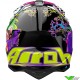 Airoh Wraap Music Motocross Helmet - Black / Purple / Green