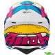 Airoh Wraap Paint Motocross Helmet - Pink / Yellow