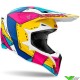 Airoh Wraap Paint Motocross Helmet - Pink / Yellow