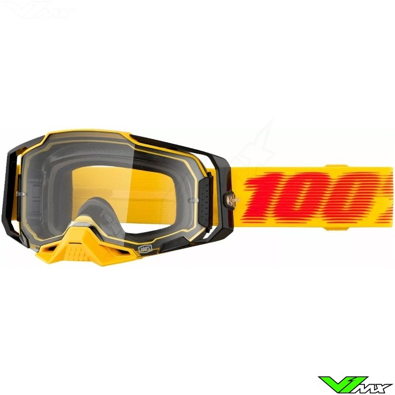 100% Armega Tetsu Motocross Goggle - Clear Lens