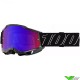 100% Accuri 2 Blakline Motocross Goggle - Red/Blue Mirror Lens