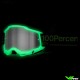 100% Accuri 2 Glow Motocross Goggle - Silver Mirror Lens