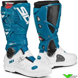 Sidi Crossfire 3 SRS Crosslaarzen - Wit / Petrol