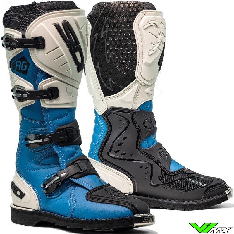 Sidi Agueda Motocross Boots - Sand / Petrol