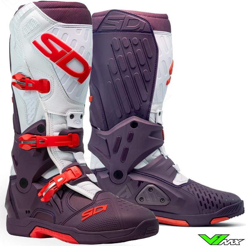 Sidi Crossair Crosslaarzen - Wit / Wijn