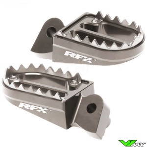 RFX Pro Footpegs Shark Teeth Hard Anodised - Yamaha Fantic