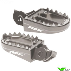 RFX Pro Footpegs Shark Teeth Hard Anodised - KTM Husqvarna GasGas