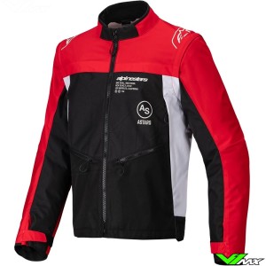 Alpinestars Pro-Dura 2025 Enduro Jacket - Black / Bright Red / White