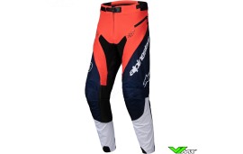 Alpinestars Pro-Dura 2025 Enduro broek - Navy / Hot Oranje / Wit