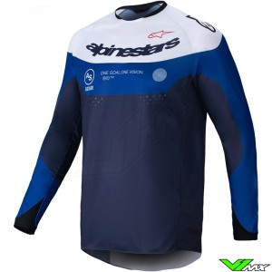 Alpinestars Pro-Dura 2025 Enduro shirt - Navy / Fel Blauw / Wit