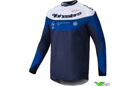 Alpinestars Pro-Dura 2025 Enduro Jersey - Navy / Bright Blue / White