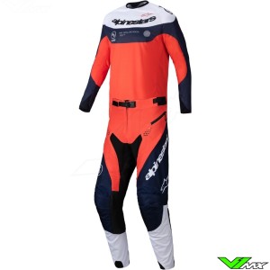 Alpinestars Pro-Dura 2025 Enduro Combo - Navy / Hot Orange / White