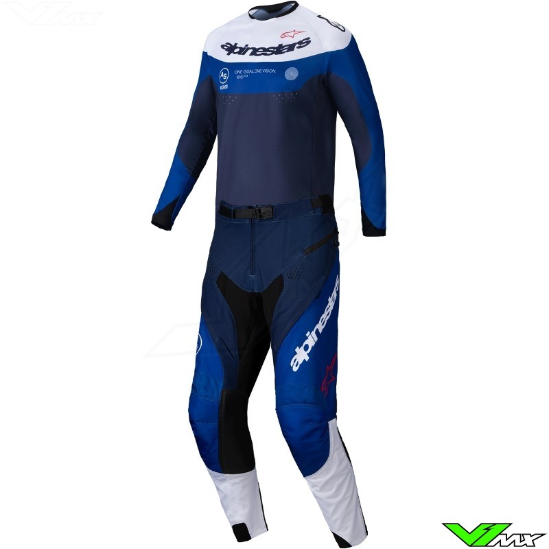 Alpinestars Pro-Dura 2025 Enduro Combo - Navy / Bright Blue / White