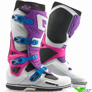 Gaerne SG-22 Motocross Boots - Purple / White / Rhodamine