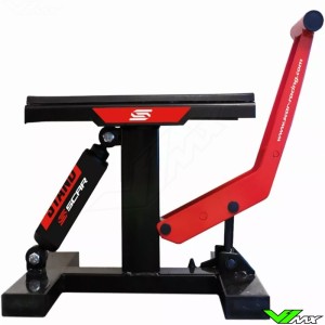 Scar Motorlift - 200kg Hydraulisch met Instelbare Hoogte Zwart/Rood