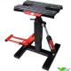 Scar Motorcycle Lift - 200kg Hydraulic with Adjustable Height Black/Red