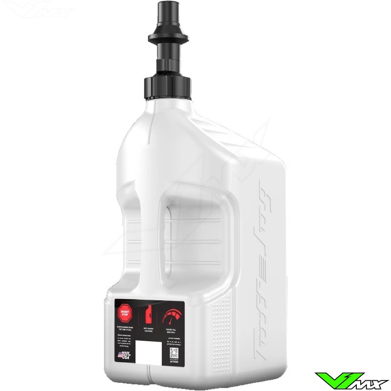 Tuff Jug Gen 3 Jerrycan met Ripper Snelvuller - 20L Wit