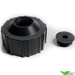 Tuff Jug Gen 3 Standard Cap with Hose Opening - Black