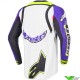 Alpinestars Supertech Dirt Studios 2025 Cross shirt - Paars / Fluo Geel