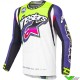 Alpinestars Supertech Dirt Studios 2025 Motocross Jersey - Purple / Fluo Yellow