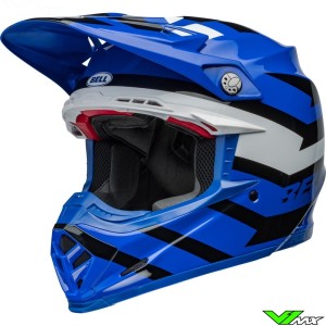 Bell Moto-9s Flex Banshee Crosshelm - Blauw (M/L)