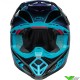 Bell Moto-9s Flex Sprite Motocross Helmet - Black / Blue (M/L)