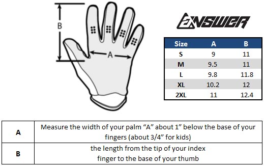 Answer Motocross Pants Size Chart